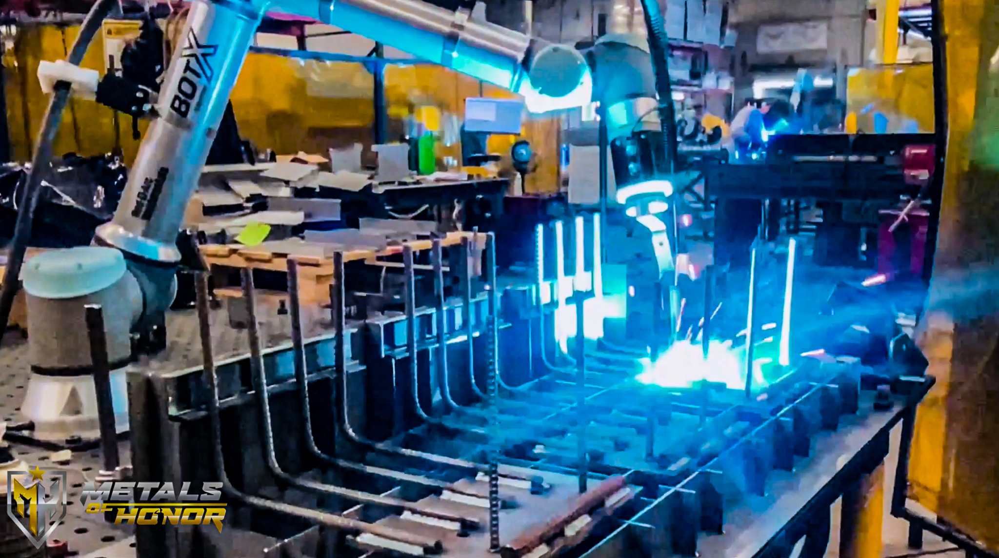 Robotic welding cell
